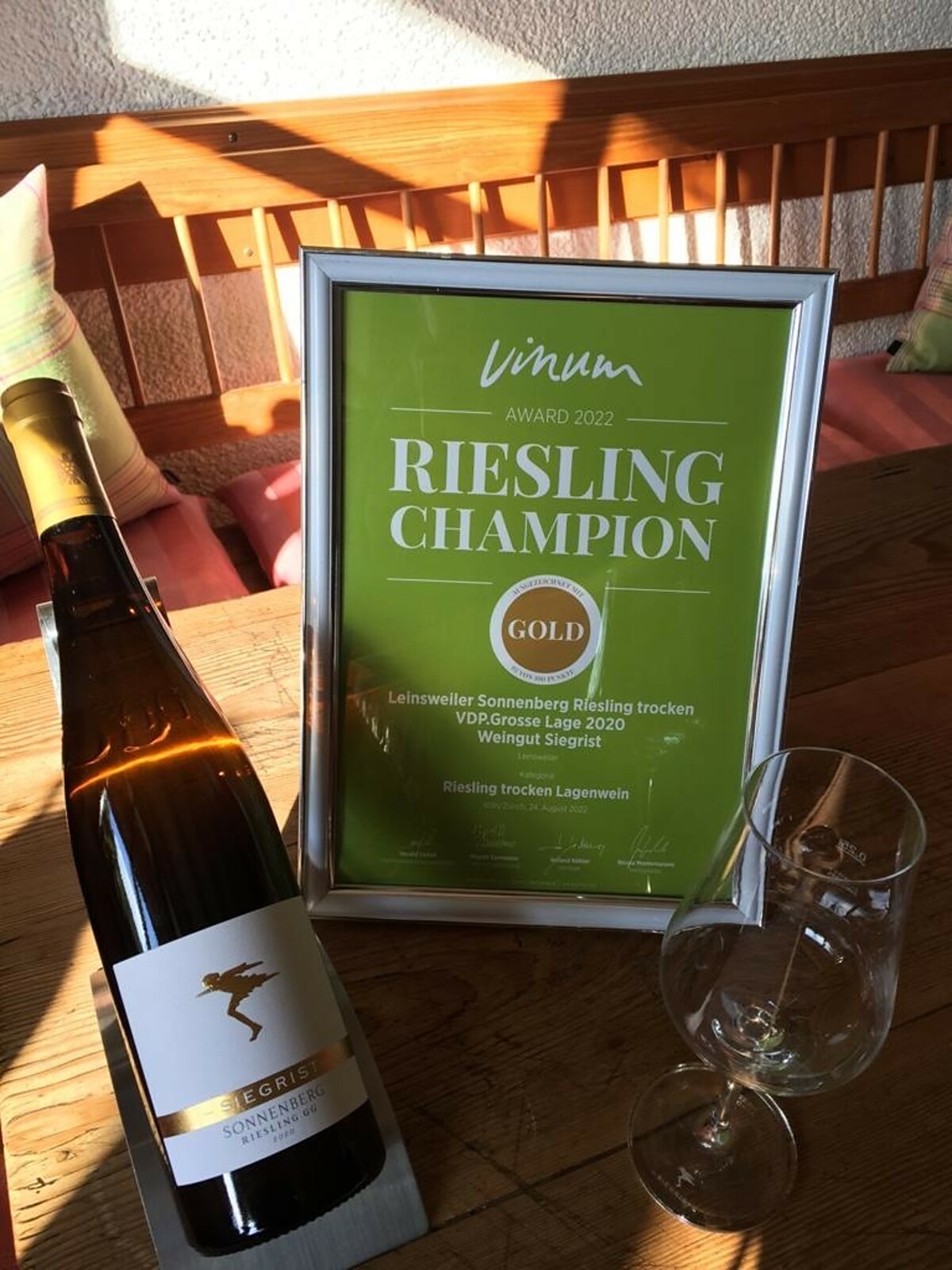 Riesling Champion | © Weingut Siegrist GdbR