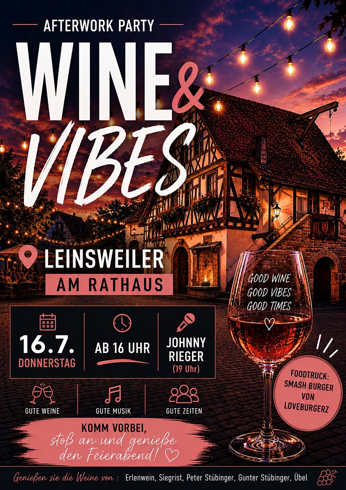 Afterwork Party | © Weingut Siegrist GdbR