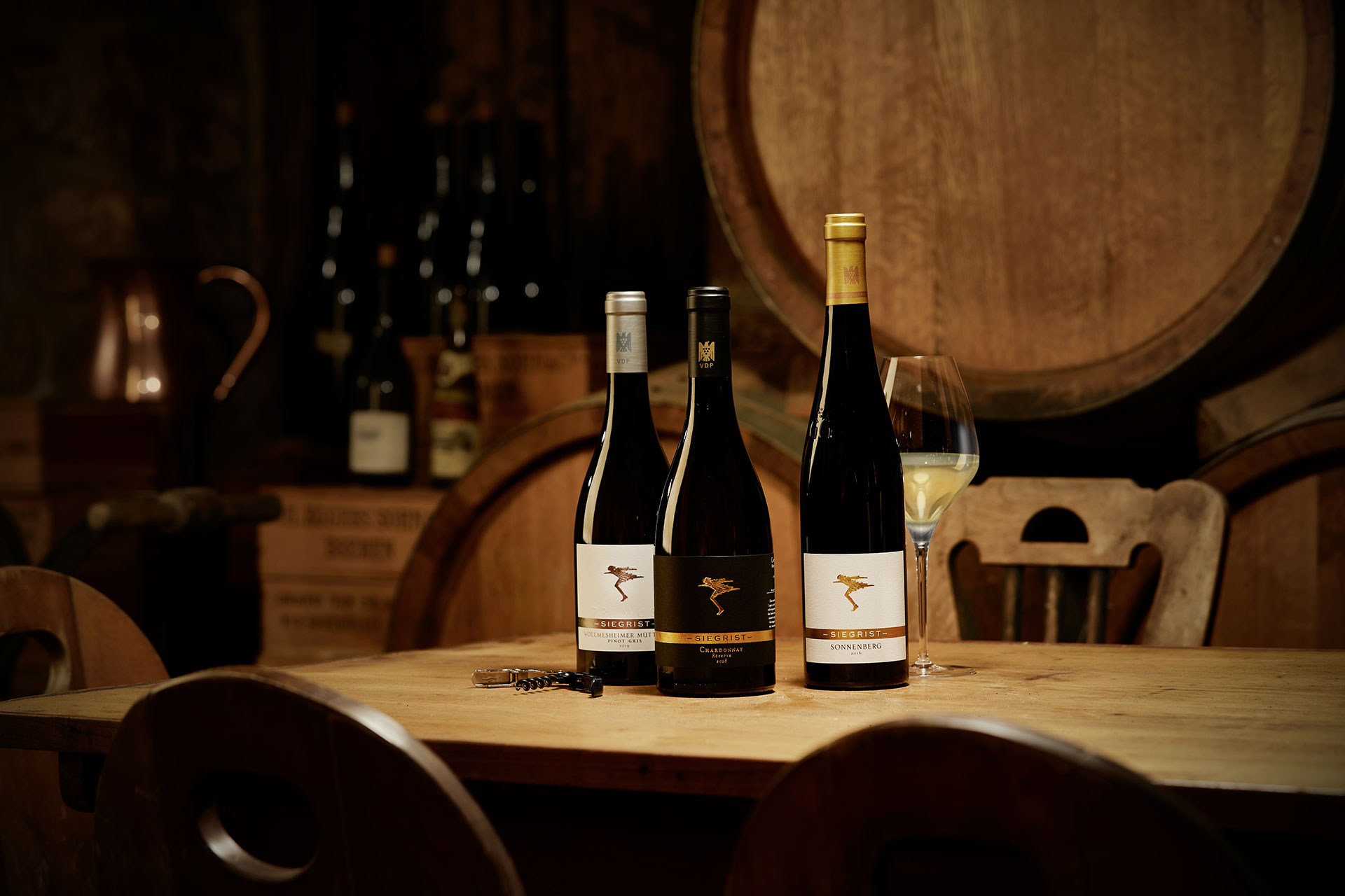 Unsere legendären Réserve-Weine begeistern unsere Kunden weltweit und haben ihren festen Platz in der Spitzengastronomie gefunden | © Weingut Siegrist GdbR